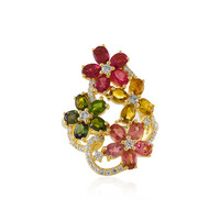 Anello in argento con Tormalina
