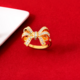 Anello in argento con Topazio Bianco (M de Luca)