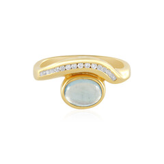 Anello in argento con Acquamarina Ofiki