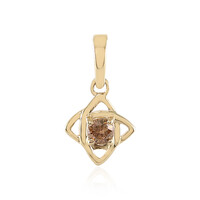 Ciondolo in oro con Diamante Champagne I2