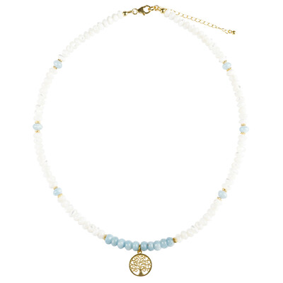 Collana in argento con Acquamarina