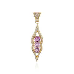 Ciondolo in oro con Kunzite Brasiliana