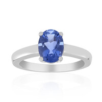 Anello in argento con Fluorite Cangiante