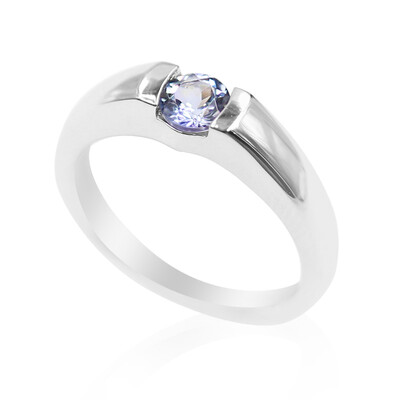 Anello in argento con Tanzanite (non riscaldata)