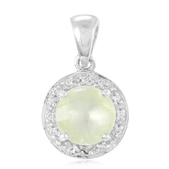 Ciondolo in argento con Prehnite