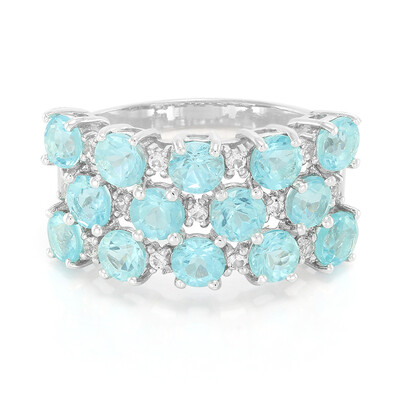 Anello in argento con Apatite