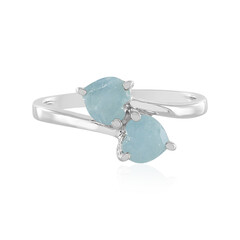 Anello in argento con Acquamarina