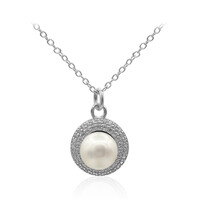 Collana in argento con Perla di Acqua Dolce