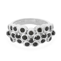 Anello in argento con Spinello Nero