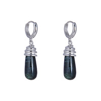 Orecchini in argento con Serafinite