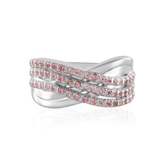 Anello in argento con Tormalina Rosa Nigeriana
