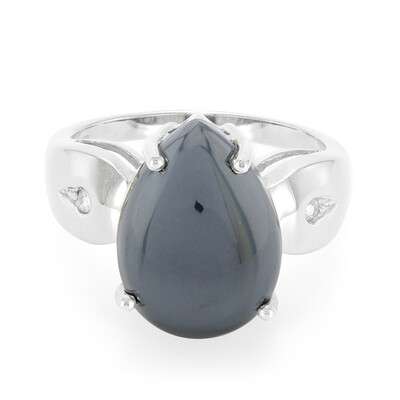 Anello in argento con Ematite
