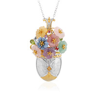 Collana in argento con Ametista (Gems en Vogue)