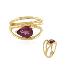 Anello in argento con Granato Malawi