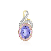 Ciondolo in oro con Tanzanite