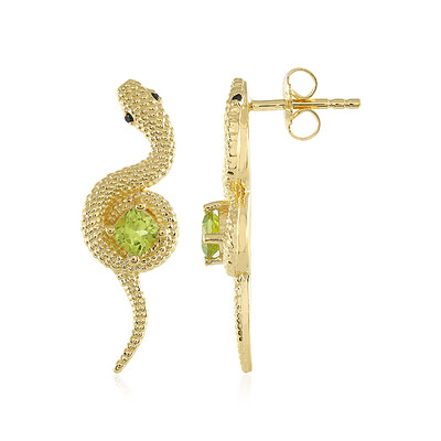Orecchini in argento con Peridoto