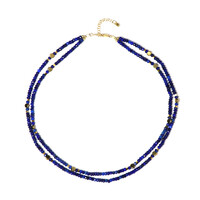 Collana in argento con Ematite Dorata (Riya)