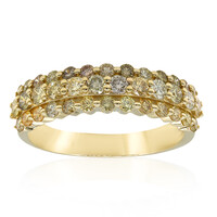 Anello in oro con Diamante Fancy SI2 (CIRARI)