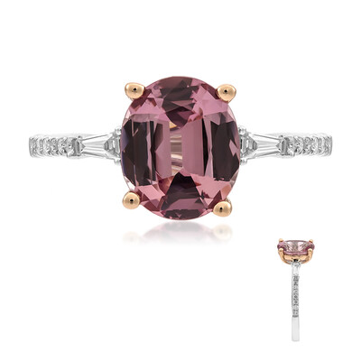 Anello in oro con Granato Malaya (CIRARI)