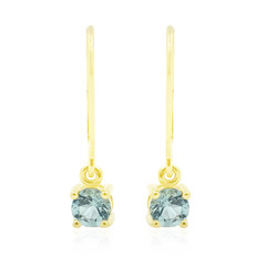 Orecchini in oro con Tormalina Paraiba Nigeriana