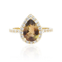 Anello in oro con Andalusite