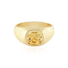 Anello in argento con Citrino