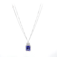 Collana in oro con Tanzanite AAA (CIRARI)