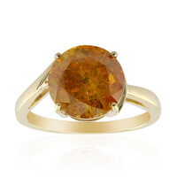 Anello in oro con Sfalerite