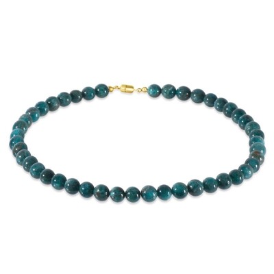 Collana in argento con Apatite Blu