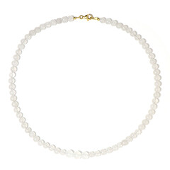 Collana in argento con Selenite