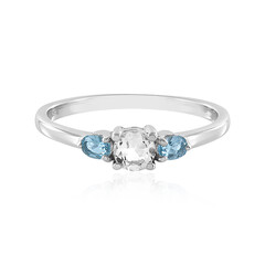 Anello in argento con Quarzo Bianco