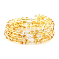 Bracciale in acciaio con Citrino (Riya)