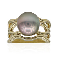 Anello in argento con Perla Tahitiana (TPC)