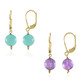 Orecchini in argento con Amazzonite