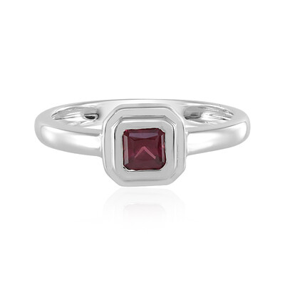 Anello in argento con Rodolite