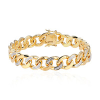 Bracciale in ottone con Diamante I3 (I) (Juwelo Style)