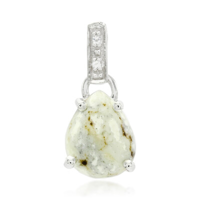 Ciondolo in argento con Magnesite