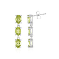 Orecchini in argento con Peridoto