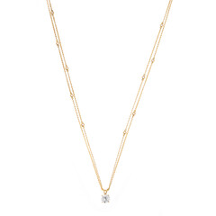 Collana in oro con Diamante SI2 (H) (CIRARI)
