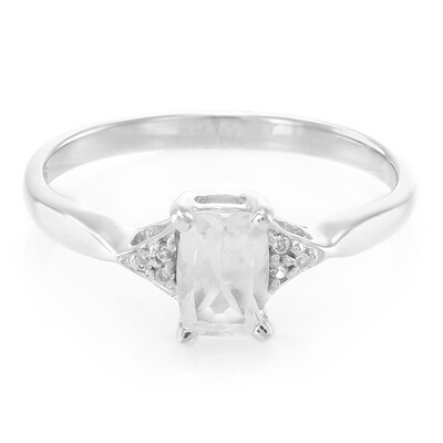Anello in argento con Goshenite
