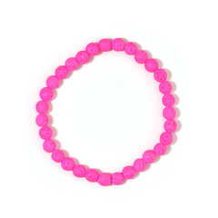 Bracciale con Perla di Lava Rosa