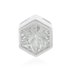Ciondolo in argento con Topazio Bianco