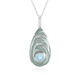Collana in argento con Topazio Blu Cielo (Adela Silber)