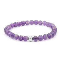 Bracciale in argento con Ametista