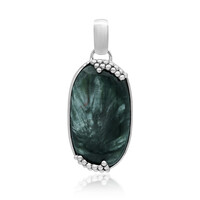 Ciondolo in argento con Serafinite