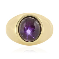 Anello in argento con Granato Stellato