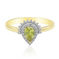 Anello in oro con Sfene