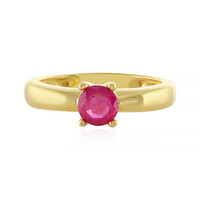 Anello in argento con Zaffiro Rosa del Madagascar