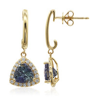 Orecchini in oro con Tanzanite (non riscaldata) (CIRARI)