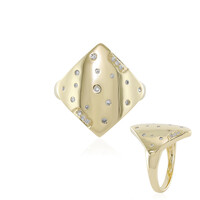 Anello in oro con Diamante SI2 (H) (de Melo)